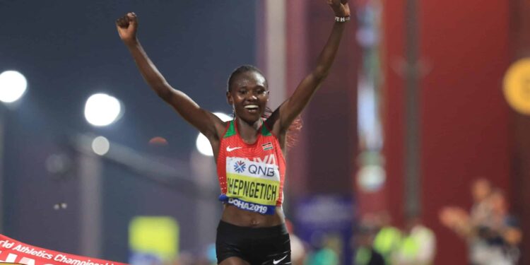 Athletics Kenya Protests Doping Claims On Ruth Chepngetich