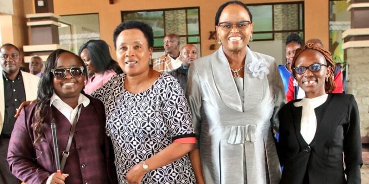 Lady Justice Philomena Mbete Mwilu Profile: Educational Background, Career, Family And Net Worth Cj Martha Koome, Magistrate Zena Atetwe Rashid Jalenga And Deputy Cj Philomena Mbete Mwilu And Justice Wanyonyi Nasimiyu Justine After A Past Event. Photo/ Zakheem_Rajan
