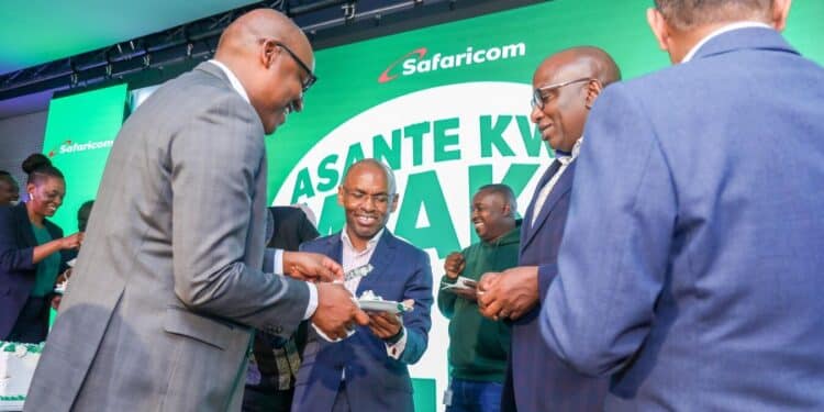 Safaricom Ceo Peter Ndegwa Leads The Company In Celebrating 24Th Birthday On October 23, 2024. Photo/ Safaricom.