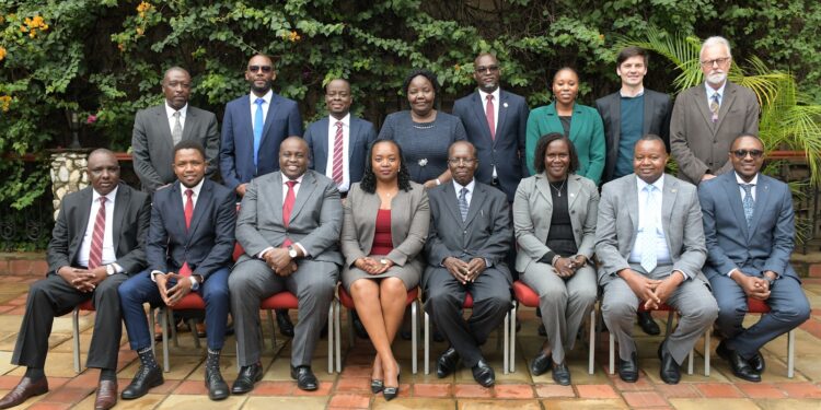 Ghana’s Energy Regulatory Officials Pose For A Photo With Their Kenyan Counterparts During Their Benchmarking Visit To Epra Offices In Nairobi. Photo/Epra. 