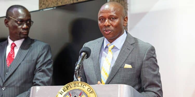 A Photo Collage Of Deputy President Designate Kithure Kindiki And National Assembly Majority Kimani Ichung’wah. Photo/ Ichung’wah X.