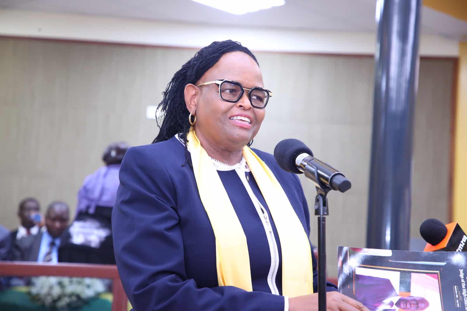 Cj Martha Koome During The Burial Of Judge Daniel Ogola Ogembo On July 29, 2024. Photo/ Judiciary.