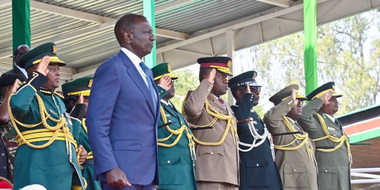 President Ruto Presides Over The 88Th National Youth Service Recruits Pass-Out Parade In Gilgil, Nakuru County. Photo/ Pcs