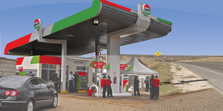 A Photo Of A National Oil Filling Station In Kenya. Photo: National Oil Kenya