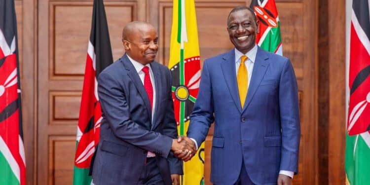 Is Kithure Kindiki Being Sworn In At Uhuru Gardens?