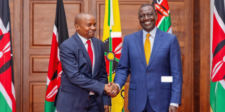 Court Gives Way Forward On Orders Barring Kindiki From Assuming Office President William Ruto And Prof. Kithure Kindiki At State House, Nairobi. Photo/ Pcs