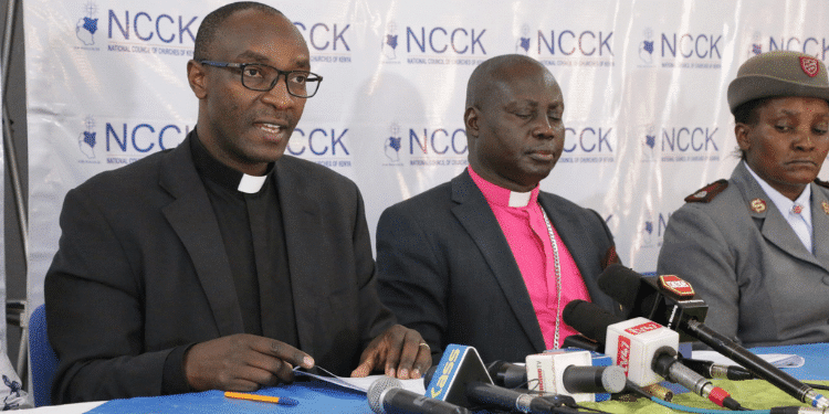 60% Of Kenyans Won'T Elect Ruto – Survey Rev. Canon Chris Kinyanjui, The General Secretary Of Ncck In A Previous Presser. Photo/Ncck