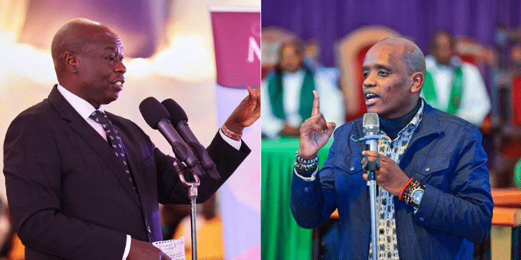 A Photo Collage Of Dp Rigathi Gachagua And The Head Of Presidential Special Projects And Creative Economy Dennis Itumbi. Photo/Dpps/Itumbi X.