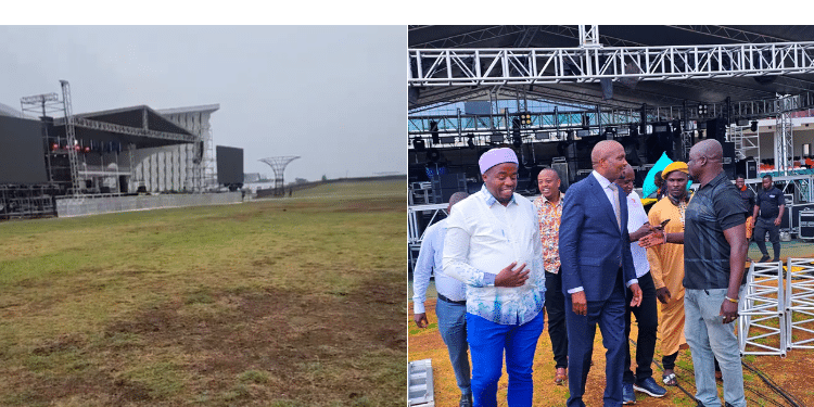 Is Kithure Kindiki Being Sworn In At Uhuru Gardens?