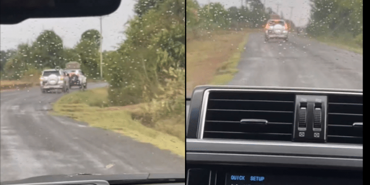 The Two Vehicles That Morara Kebaso Attacked Morara Kebaso In Narok. Morara X.