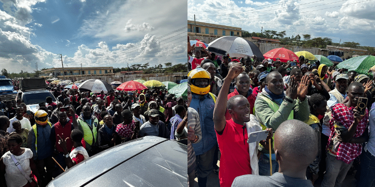 A Crowd Listening To Morara Kebaso At Ololulunga In Narok On October 19, 2024. Photo/ Morara X.