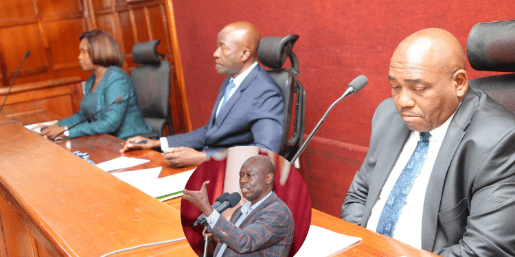 Blow To Gachagua As Court Rules On His Impeachment Petition Three Bench Judge And An Inset Of Dp Rigathi Gachagua. Photo/