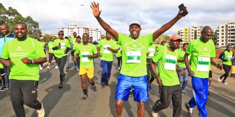 Participants During The Standard Chartered Nairobi Marathon Roads/ Stanchart
