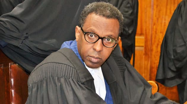 Judiciary On Senior Counsel Ahmednasir Abdullahi. Photo/Ahmednasir X