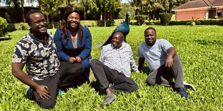 Former Dp Rigathi Gachagua, His Wife Pastor Dorcas Rigathi, And Their Sons Kevin And Keith Gachagua. Photo/Gachagua Facebook.