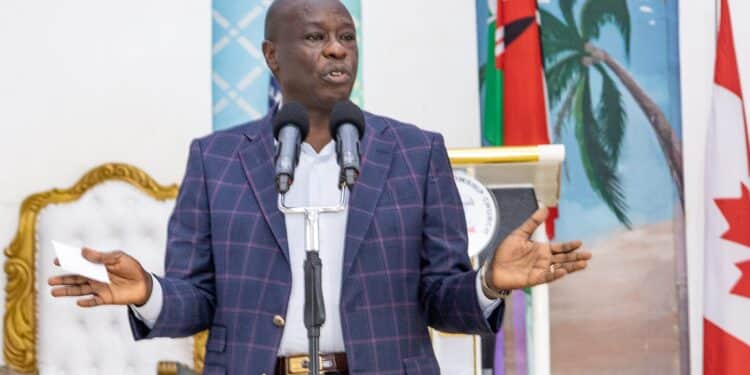 Former Dp Rigathi Gachagua Speaking During A Church Service At Priesthood Fellowship Church In Kahawa West On November 10, 2024. Photo/Gachagua X.
