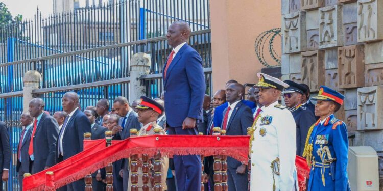 Adani, President William Ruto During The ???????????????????? ???????? ???????????? ???????????????????????? ???????????????????????????? ???????????????? At Parliament Buildings. Photo/Parliament.