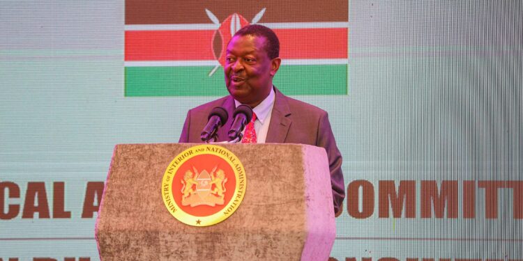 Prime Cs Musalia Mudavadi Speaking During Opening Of The 15Th Regional Centre On Small Arms (Recsa) Technical Advisory Committee (Tac) Meeting In Nairobi On November 22,2024.Photo/Office Of The Prime Cs.