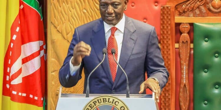 President William Ruto During The ???????????????????? ???????? ???????????? ???????????????????????? ???????????????????????????? ???????????????? At Parliament Buildings. Photo/Parliament. Adani