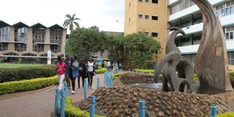 Uon Students At The University Premises. Photo/Ugc.