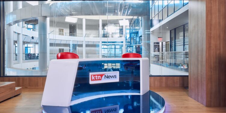 Standard Group Employees Announce Total Shutdown A Photo Of Ktn Newsroom. Photo/ Courtesy.