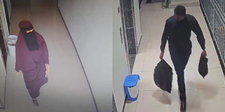 Lang'Ata Cemetry Victim (Left) And Suspect (Right), Caught On Cctv. Lang'Ata Cemetry Victim (Left) And Suspect (Right), Caught On Cctv. 