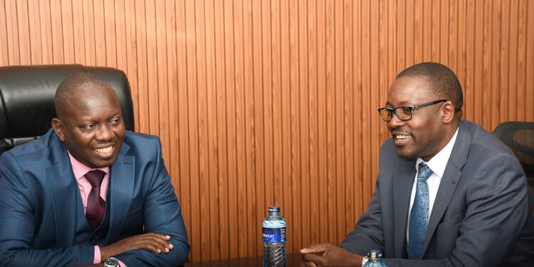 George Jalang’o Jailed For 71 Years The Director Of Public Prosecutions (Dpp) Renson Ingonga In A Meeting With The Ijm Country Director Benson Shamala. Photo/Odpp