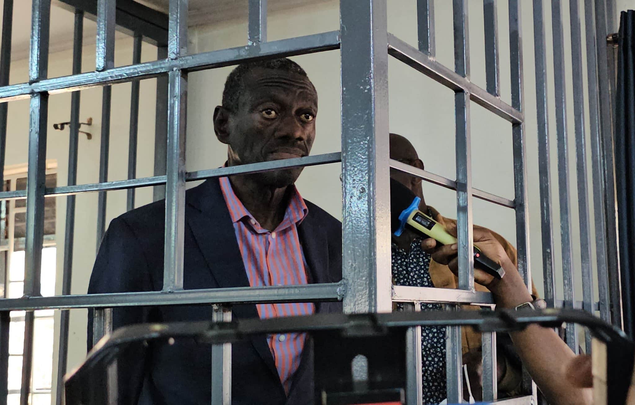 Dr. Kizza Besigye And Haji Obeid Rutale Have Been Charged With Unlawful Possession Of Two Pistols And Ammunition While In Nairobi On November 16Th. Photo/Patro Uganda X.