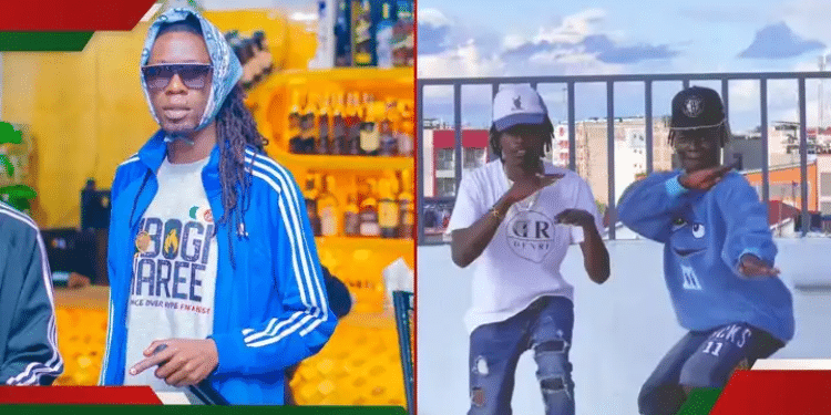 Screengrab Of Mc Zendiambo Alongside Revellers Dancing The &Quot;Mapangale Chellenge&Quot; Photo/Mbogi Nare