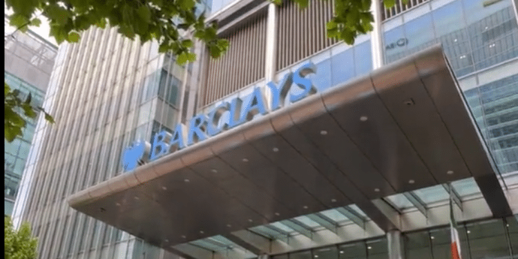 Photo Of Barclays Bank Building. Photo: Screengrab/Barclays
