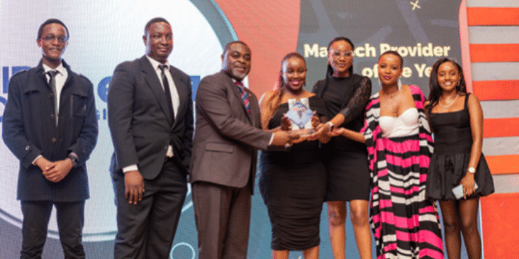 The Belva Digital Company Receiving The Marketing Digital Award. Photo: Belva Digital