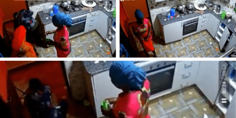 Cctv Images From An Incident In Eastleigh Where A Ugandan Househelp Aided A Robbery In Which Another Househelp Was Seriously Injured. /Dci.