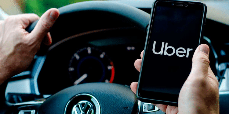 How Kenyans Are Conning Uber Drivers An Uber Driver Image Trying To Track A Customer Through The App. Photo: Business Daily