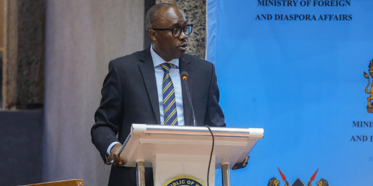 Principal Secretary For Foreign Affairs, Kenya Korir Sing'Oei. Photo: Mudavadi X