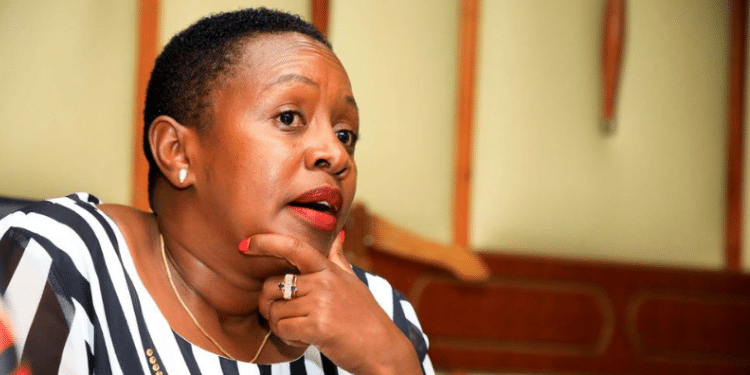 Nominated Mp Sabina Chege. Photo: Screengrab/Nation