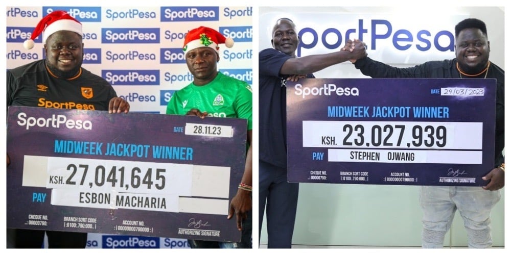Sportpesa Midweek Jackpot Winners. Photo: Sportpesa Sportpesa Midweek Jackpot Winners. Photo: Sportpesa Sportpesa Midweek Jackpot Winners. Photo: Sportpesa