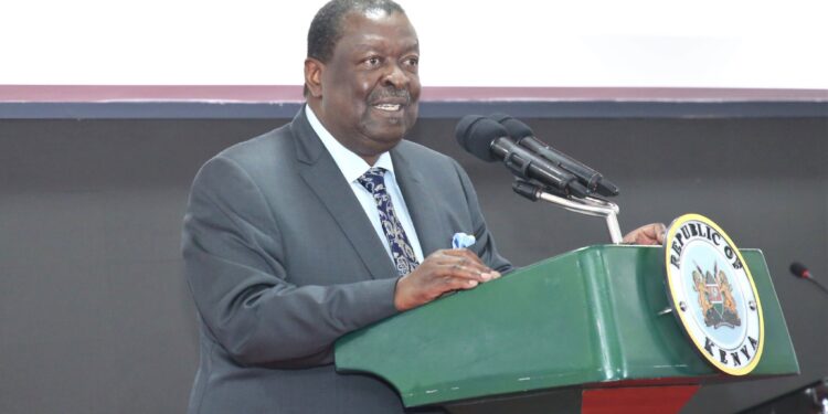 Prime Cabinet Secretary Musalia Mudavadi Addressing The Council Of Governors On November 6, 2024. Photo: Opcs. Sudan
