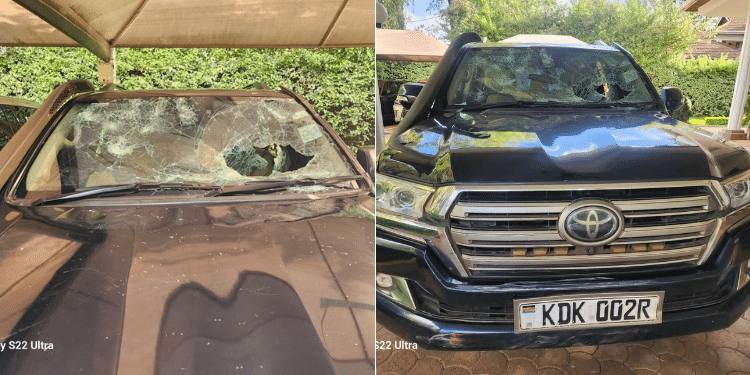 Photos Of Cars Destroyed. Photo/ Rigathi Gcahagua