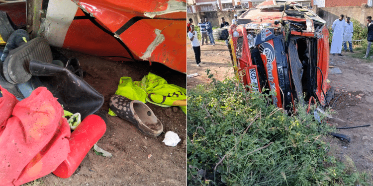 Scenes Of The Accident. Photo/ Ugc