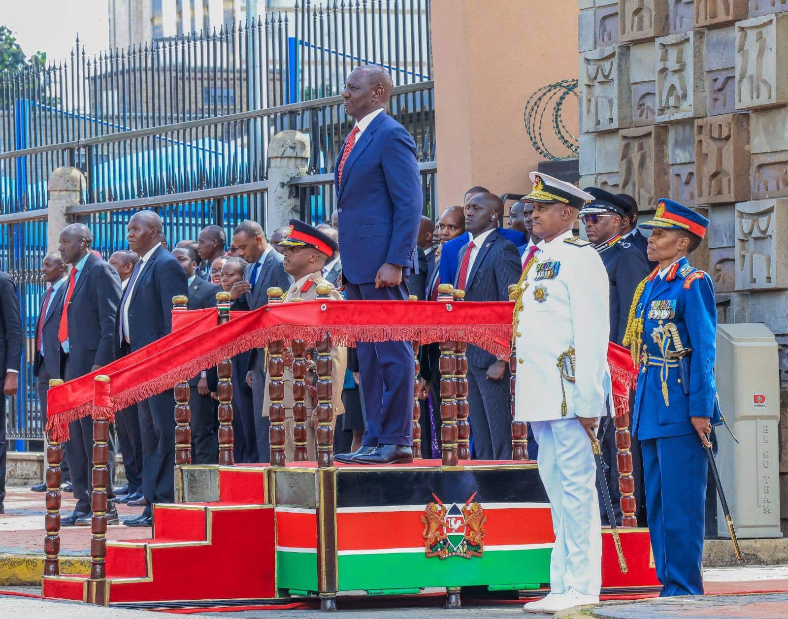 President William Ruto During State Of The Nation Address On November 21, 2024. Photo: Parliament.