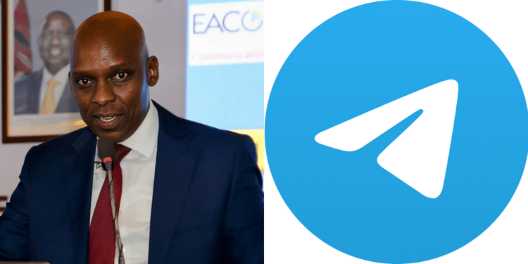 Details Of Letter Ca Wrote To Safaricom &Amp; Airtel Over Telegram In Kenya A Collage Of Ca Director General David Mugonyi And Telegram Logo. Photos- Ca/ Telegram