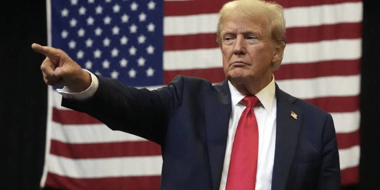 Trump Breaks Silence After Taking Lead In Us Elections Republican Candidate Donald Trump Arrives To Speak At A Campaign Rally In Bozeman, Mont., On Aug. 9, 2024. Photo/ Rick Bowmer / Associated Press.