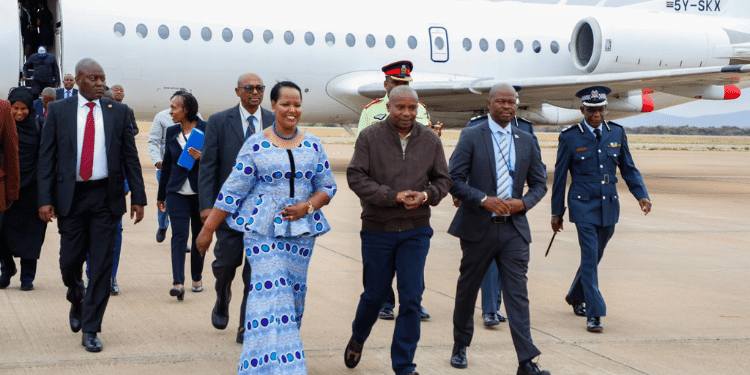 Details Of Chartered Jet Kindiki Used For His First International Trip Details Of Jet Kindiki Used For His First International Trip