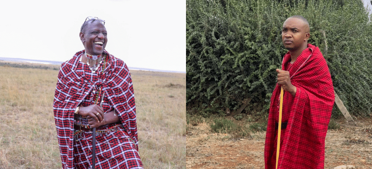 Lawyer Morara Kebaso During A Past Visit To Kwale County. Photo/Morara X. A Photo Collage Of President William Ruto And Lawyer Morara Kebaso. Photo/Pcs/Morara X.