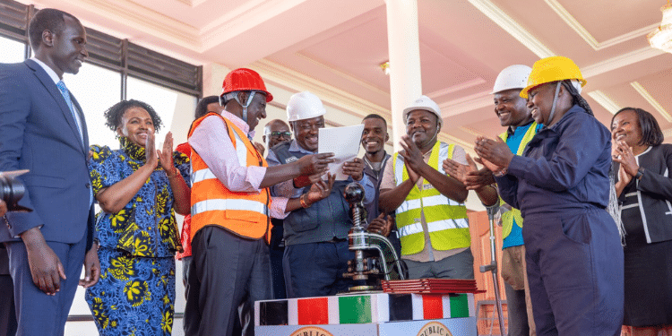 President William Ruto Signing The Affordable Housing Bill Into Law Photo/Gok
