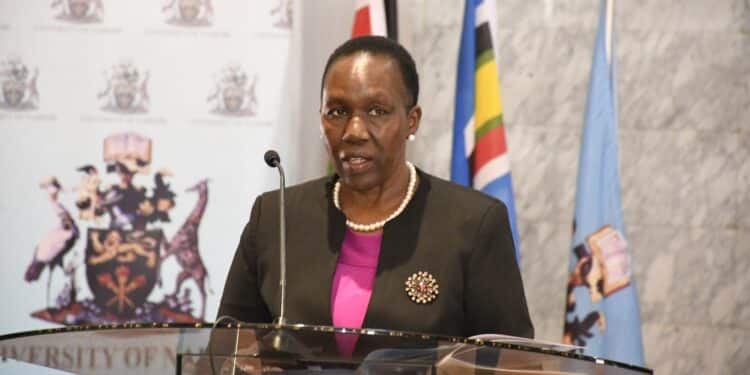 Uon Vc Prof. Margaret Jesang Hutchinson In A Past Event. Photo/Uon.uon Vc Prof. Margaret Jesang Hutchinson In A Past Event. Photo/Uon.