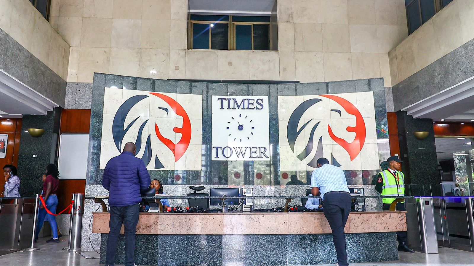 Clients Seek Services At Kra Headquarters In Nairobi On February 23, 2024.