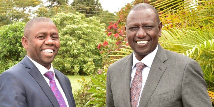 Senator Allied To Gachagua Resigns Amidst Looming Purge President William Ruto And Laikipia Senator John Kinyua. Photo/ Kinyua Facebook