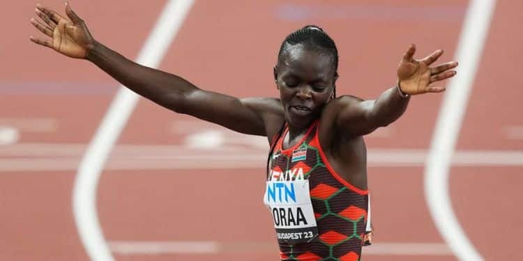 Olympic Medalist And Celebrated Athlete Mary Moraa 