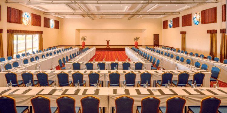 Discover Mövenpick Nairobi And Its Iconic Restaurant Giving 360 Degree Views Of The City The Almasi Meeting Room Inside Mövenpick Hotel. Photo/ Mövenpick